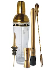 Jeray Brass Bar Originale Brass 5 Piece Cocktail Set - Image 1 of 3