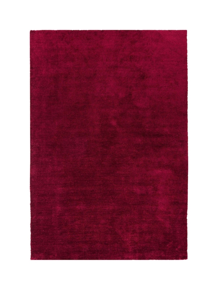 Asiatic Rugs Burgundy Red Milo Soft Touch Lustre Rug - Image 1 of 5
