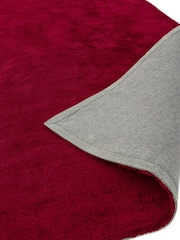 Asiatic Rugs Burgundy Red Milo Soft Touch Lustre Rug - Image 5 of 5