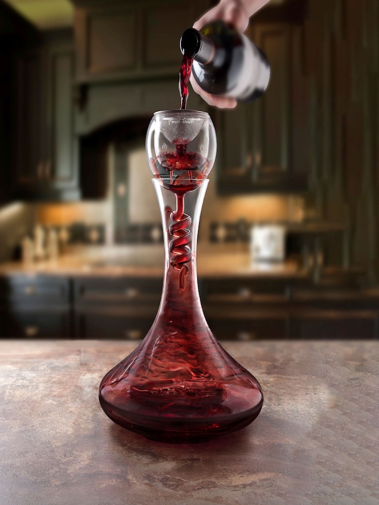 Jeray Clear Final Touch Twister Aerating Decanter - Image 1 of 4