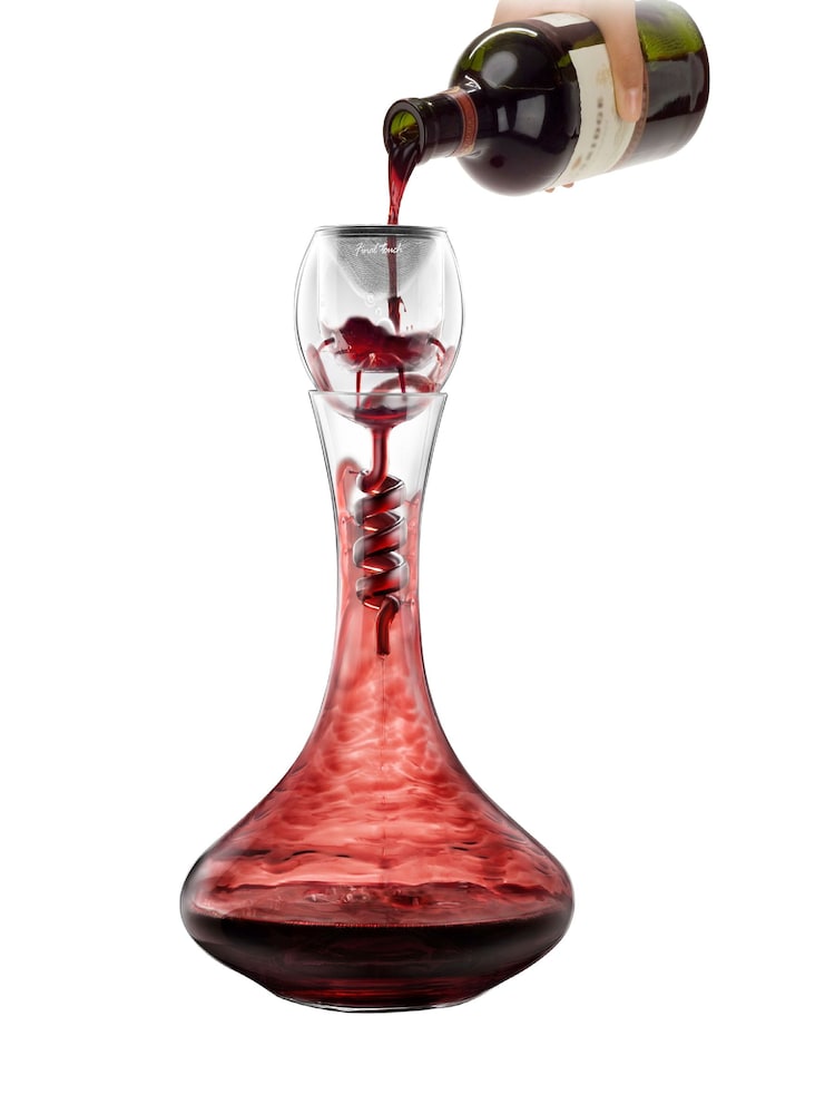 Jeray Clear Final Touch Twister Aerating Decanter - Image 2 of 4