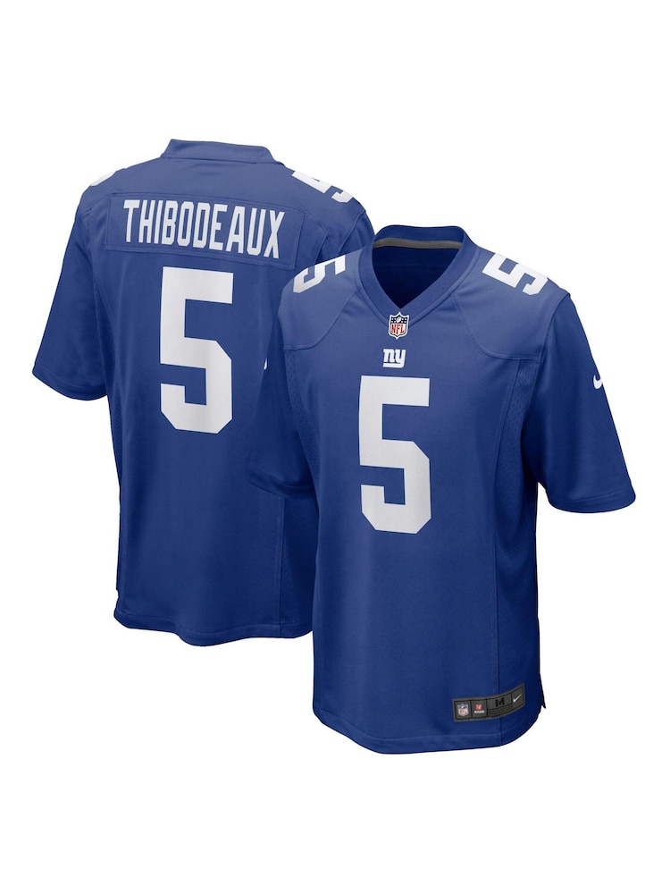 Nike Blue NFL New York Giants Home Game Jersey - Kayvon Thibodeaux - Image 1 of 3 Nike Blue NFL New York Giants Home Game Jersey - Kayvon Thibodeaux - Image 1 of 3