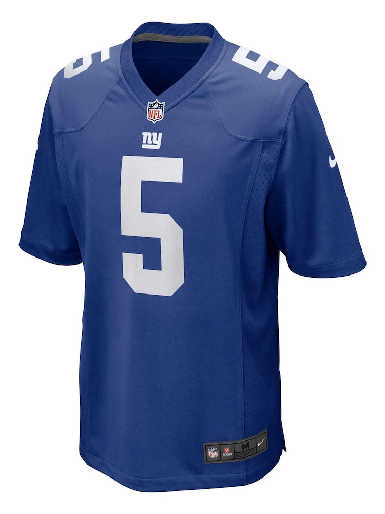 Nike Blue NFL New York Giants Home Game Jersey - Kayvon Thibodeaux - Image 2 of 3 Nike Blue NFL New York Giants Home Game Jersey - Kayvon Thibodeaux - Image 2 of 3