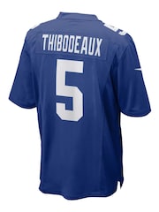 Nike Blue NFL New York Giants Home Game Jersey - Kayvon Thibodeaux - Image 3 of 3