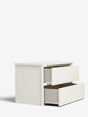 White Flynn Wardrobe Internal Chest of Drawers - Image 6 of 11