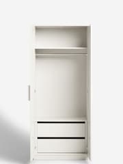 White Flynn Wardrobe Internal Chest of Drawers - Image 8 of 11