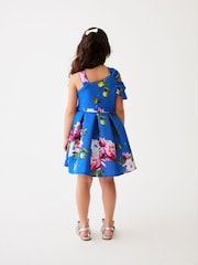 أزرق/وردي - فستان سكوبا بفيونكة على منطقة الكتف منقوش Baker من ‪Ted Baker‬​​​​​​​ - Image 3 of 9