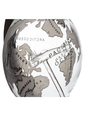 Jeray Clear Bar Originale Silver Plane Globe 750ml Decanter - Image 3 of 4