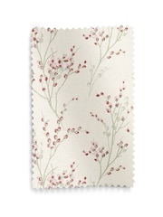 Laura Ashley Red Pussy Willow Winter Made to Measure 100% Cotton Roman Blinds - Image 6 of 6