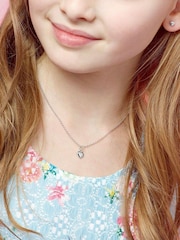 Beaverbrooks Children’s Mini B Silver Diamond Heart Earrings - Image 5 of 5