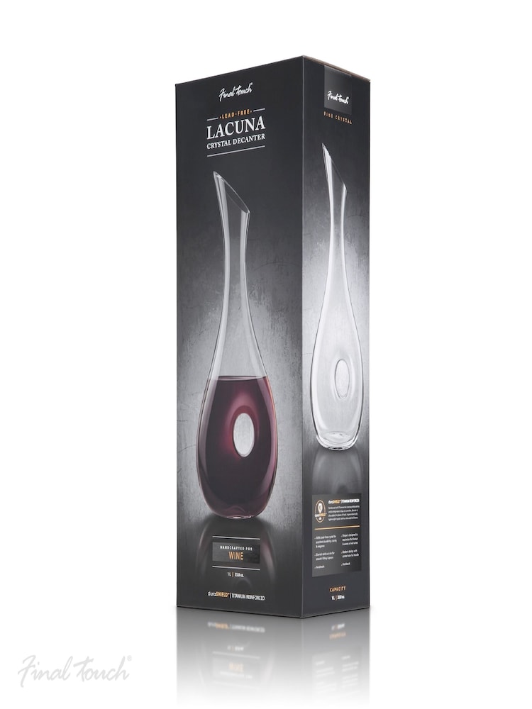 Jeray Clear Final Touch Durashield Lacuna Wine Decanter - Image 4 of 4