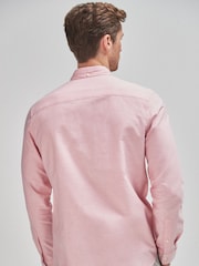 Pink Regular Fit Long Sleeve Oxford Shirt - Image 2 of 5