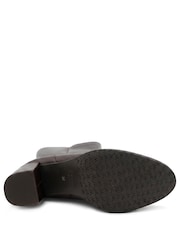 Jones Bootmaker Brown Leather Eirith Block Heel Smart Leather Long Boots - Image 6 of 6