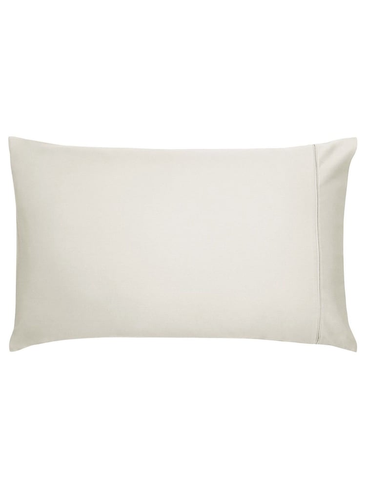 Bedeck of Belfast Natural Bob 600TC Egyptian Cotton Housewife Pillowcase - Image 2 of 2