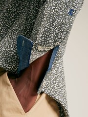 Joules Invitation Green Floral Cotton Shirt - Image 6 of 7