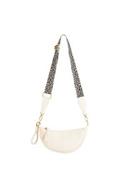 Oliver Bonas White Small Betty Crossbody Belt Bag - Image 5 of 8