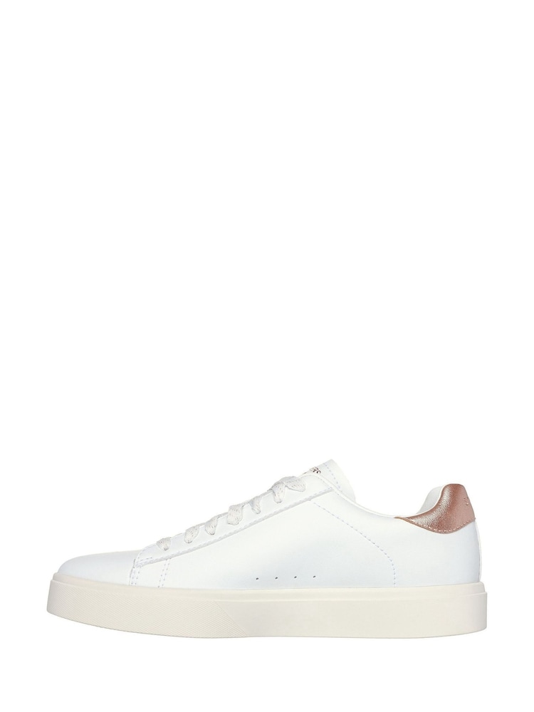 Skechers White Ground Womens Eden LX  Trainers - Image 2 of 4