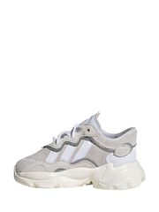 adidas Originals White Ozweego Trainers - Image 2 of 10