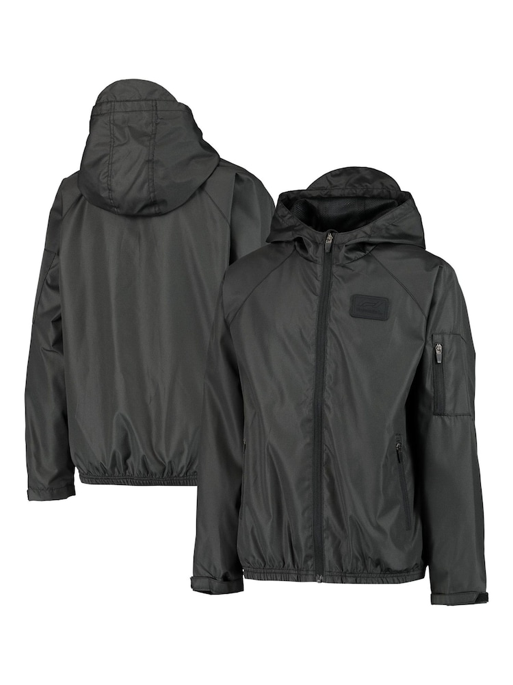 Fanatics Formula 1 Mono Showerproof Black Jacket Kids - Image 1 of 3