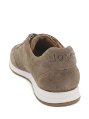 Jones Bootmaker Taupe Brown Southend2 Leather Trainers - Image 3 of 6