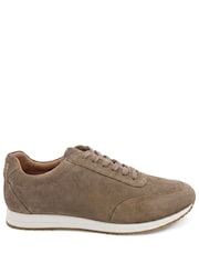 Jones Bootmaker Taupe Brown Southend2 Leather Trainers - Image 4 of 6