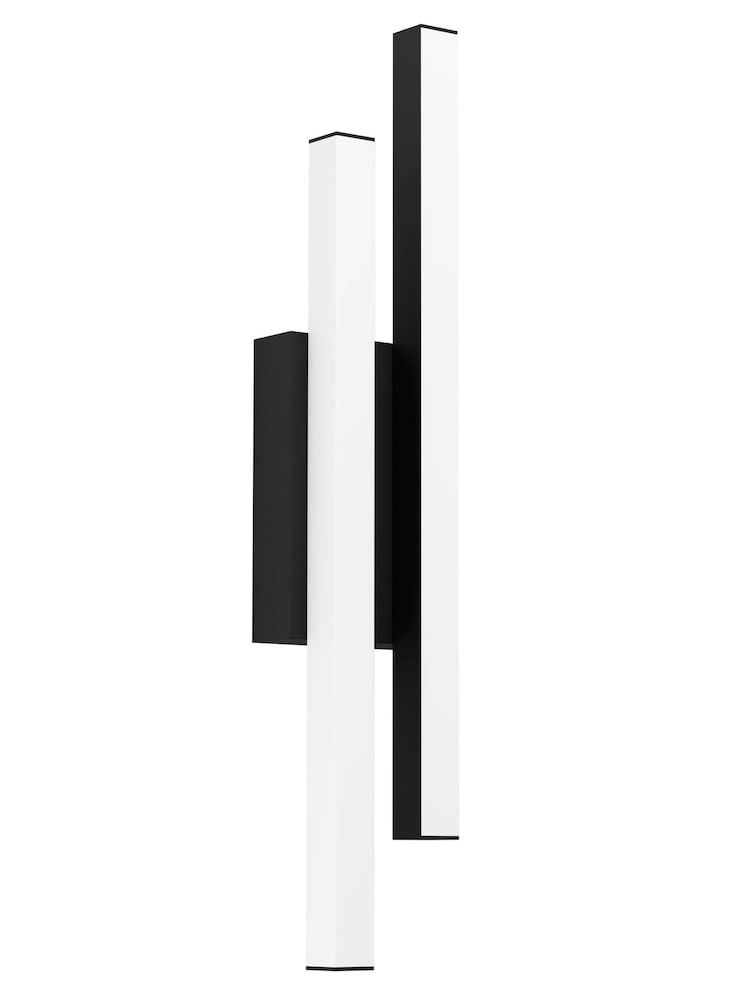 Eglo Black Serricella LED Linear Exterior Outdoor Wall Light - Image 2 of 3