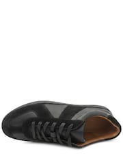 Jones Bootmaker Black Santo Leather Trainers - Image 5 of 6