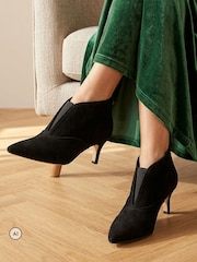 Jones Bootmaker Black Kalliope Smart Leather Stiletto Ankle Boots - Image 1 of 6