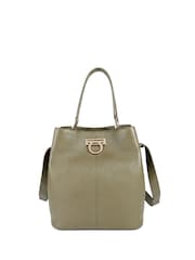 Vert - Sac épaule Jones Bootmaker Verna en cuir - Image 2 de 7