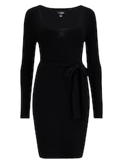 Rochie tricotată cu striații Pour Moi Edie Tricou decoltat DIN LENZING™ ECOVERO™ - Image 3 of 4