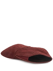 Jones Bootmaker Burgundy Red Kalliope Smart Leather Stiletto Ankle Boots - Image 5 of 6