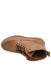 Jones Bootmaker Tan Brown Leather Essex Chunky Leather Boots - Image 5 of 6