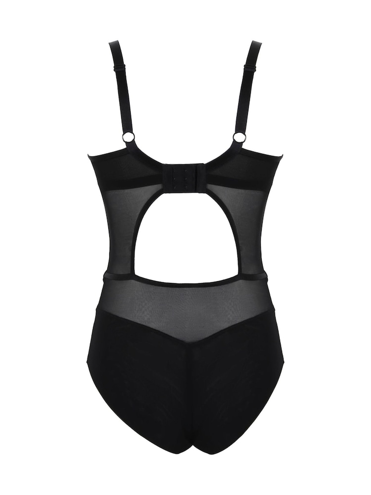 Panache Tango Essence Plunge Black Bodysuit - Image 4 of 4