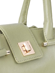 Зеленый - Jones Bootmaker Whimsy Leather Top Handle Totes Bag - Изображение 5 6