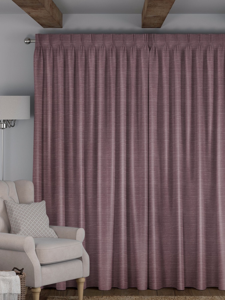 Plum Purple Voyage Maison Jasper Made To Measure Curtains - Image 2 of 8