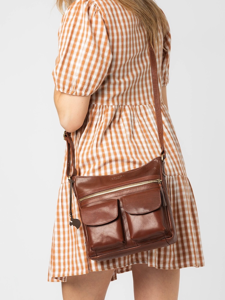 Conkca Bon Leather Cross-Body Bag - Image 5 of 5 Conkca Bon Leather Cross-Body Bag - Image 5 of 5