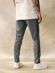 adidas Grey Train Essentials 3-Stripes Training Joggers - Image 4 of 5