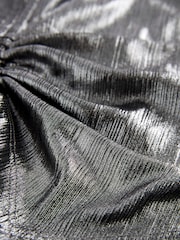 Silver Ruched Lame Vest Top - Image 6 of 6