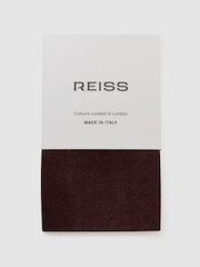 borgoña - Reiss Talitha Coloured 40 Denier Tights - Imagen 2 de 3