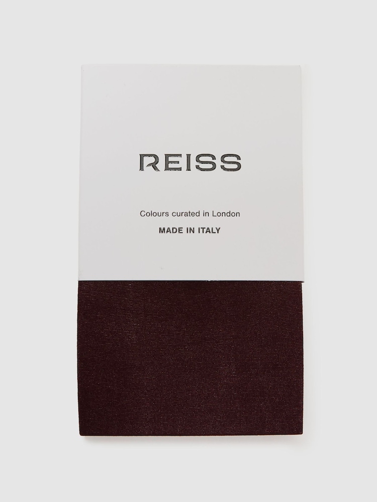 borgoña - Reiss Talitha Coloured 40 Denier Tights - Imagen 2 de 3