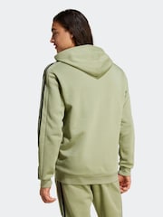 adidas Green Essentials Fleece 3-Stripes 100% Cotton Hoodie - Image 2 of 7