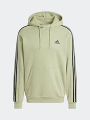 adidas Green Essentials Fleece 3-Stripes 100% Cotton Hoodie - Image 7 of 7