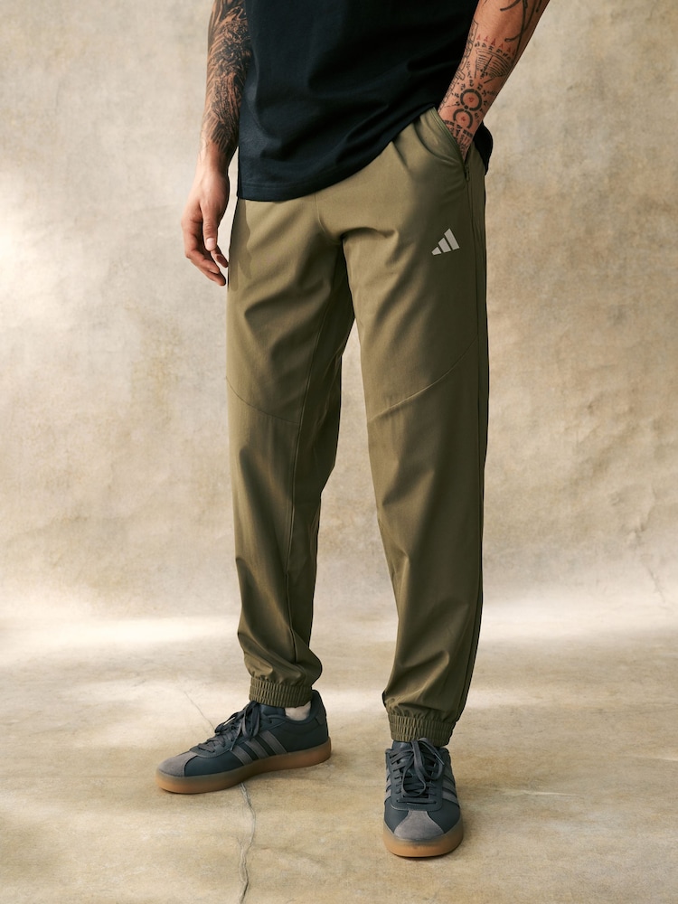 adidas Green adidas Woven Joggers - Image 1 of 7