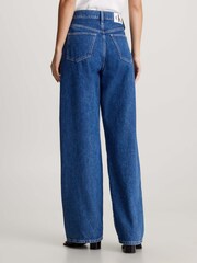 Calvin Klein Blue Low Rise Baggy Jeans - Image 2 of 6