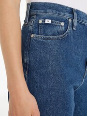 Calvin Klein Blue Low Rise Baggy Jeans - Image 3 of 6