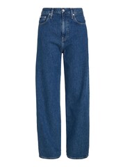 Calvin Klein Blue Low Rise Baggy Jeans - Image 4 of 6