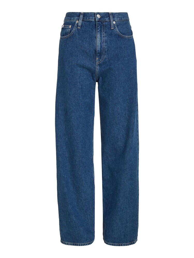 Calvin Klein Blue Low Rise Baggy Jeans - Image 4 of 6