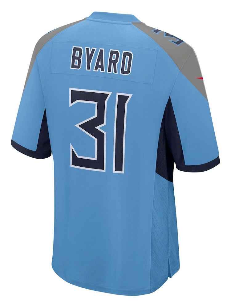 Nike Blue NFL Tennessee Titans Alternate Game Jersey - Kevin Byard Youth - Image 3 of 3 Nike Blue NFL Tennessee Titans Alternate Game Jersey - Kevin Byard Youth - Image 3 of 3
