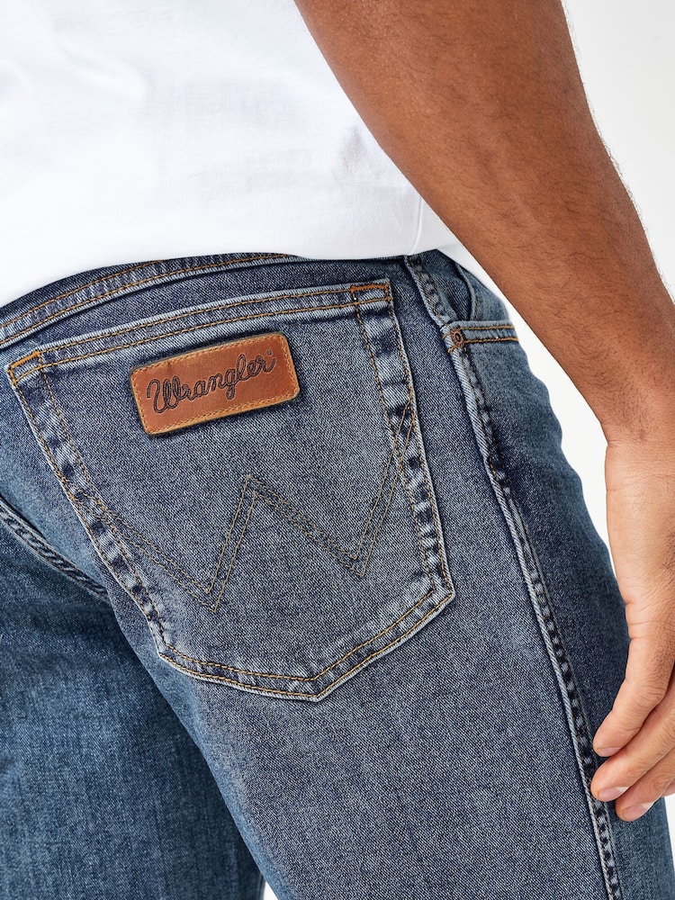 Wrangler Mid Wash Straight Fit Texas Authentic Jeans - Image 4 of 5