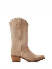Moda in Pelle Fanntine Mid Leg Pointed Western Boots - Image 2 of 5
